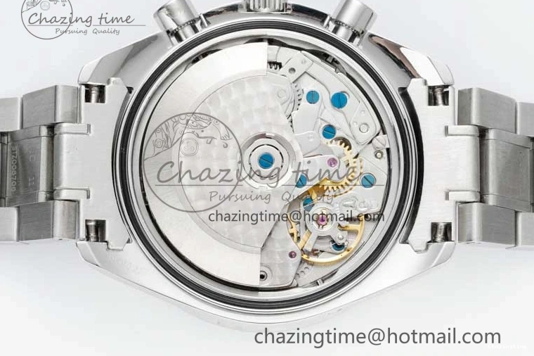 0405 UrbanChic Speedmaster Racing Master SS HKF Best Edition Blue Black Dial on SS Bracelet A 7808